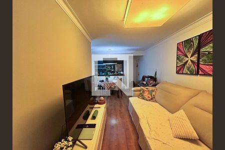 Sala  de apartamento à venda com 2 quartos, 74m² em Brooklin, São Paulo
