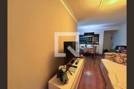 Sala  de apartamento à venda com 2 quartos, 74m² em Brooklin, São Paulo