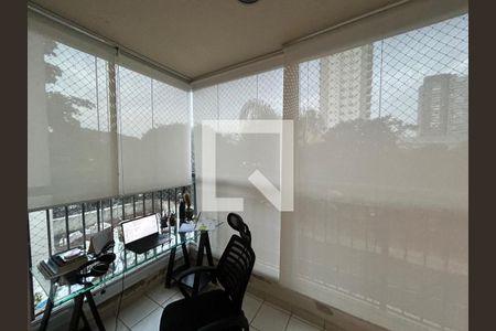 Varanda da Sala de apartamento à venda com 2 quartos, 74m² em Brooklin, São Paulo