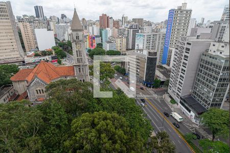 Vista da Sala/Quarto de kitnet/studio à venda com 1 quarto, 28m² em Bela Vista, São Paulo