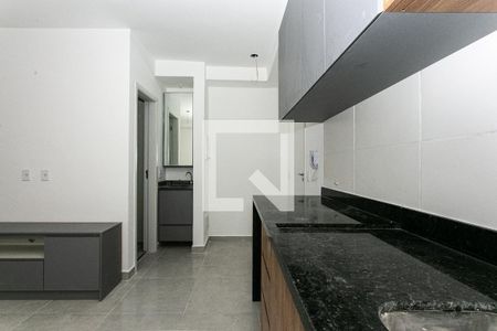 Cozinha de apartamento para alugar com 1 quarto, 30m² em Vila Carrão, São Paulo