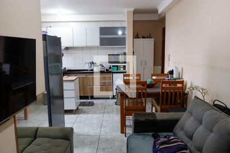 sala de apartamento para alugar com 2 quartos, 46m² em Santa Maria, Osasco