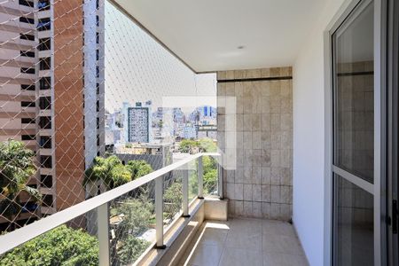 Varanda da Sala de apartamento à venda com 4 quartos, 180m² em Carmo, Belo Horizonte