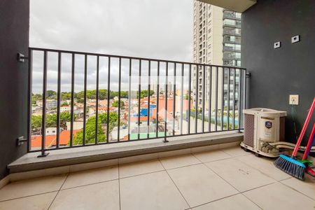 Varanda de kitnet/studio para alugar com 1 quarto, 27m² em Ipiranga, São Paulo
