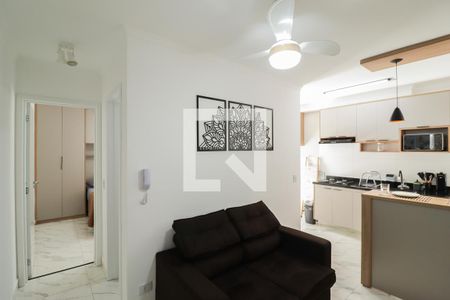 Sala/Cozinha/Área de Serviço de apartamento para alugar com 1 quarto, 30m² em Parque Peruche, São Paulo