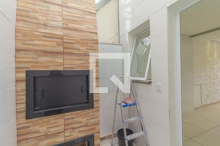 Área de Serviço e Churrasqueira de casa de condomínio à venda com 3 quartos, 66m² em Niterói, Canoas