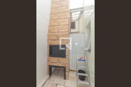 Área de Serviço e Churrasqueira de casa de condomínio à venda com 3 quartos, 66m² em Niterói, Canoas