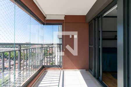 Varanda da Sala de apartamento para alugar com 2 quartos, 62m² em Jardim Independência (são Paulo), São Paulo