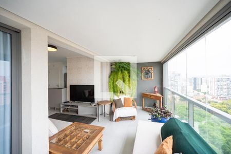 Varanda de apartamento à venda com 2 quartos, 68m² em Mirandópolis, São Paulo