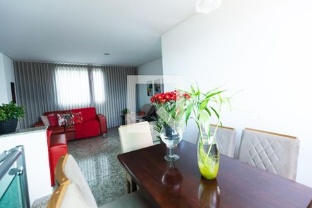 sala de jantar piso 2 de apartamento à venda com 3 quartos, 230m² em Riacho das Pedras, Contagem