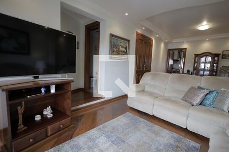 Sala de apartamento à venda com 3 quartos, 140m² em Vila Valparaíso, Santo André