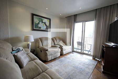 Sala de apartamento à venda com 3 quartos, 140m² em Vila Valparaíso, Santo André