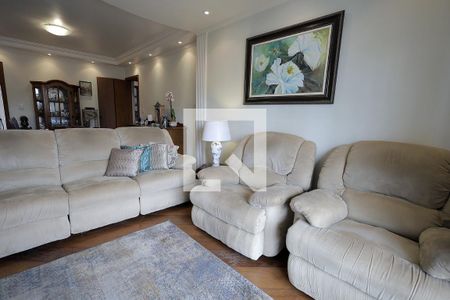 Sala de apartamento à venda com 3 quartos, 140m² em Vila Valparaíso, Santo André