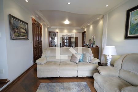 Sala de apartamento à venda com 3 quartos, 140m² em Vila Valparaíso, Santo André