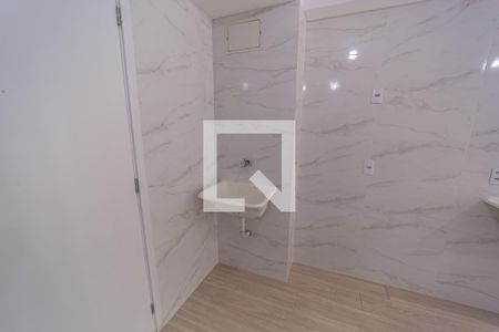 Sala/Cozinha e Área de Serviço de apartamento à venda com 2 quartos, 39m² em Cangaiba, São Paulo