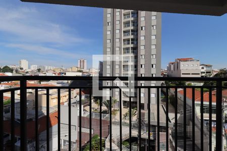 Varanda da Sala de apartamento para alugar com 2 quartos, 47m² em Campestre, Santo André