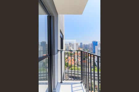Varanda da Sala de apartamento para alugar com 1 quarto, 38m² em Campo Belo, São Paulo
