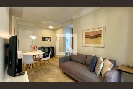 Sala de TV de apartamento à venda com 1 quarto, 38m² em Jardim Paulista, São Paulo