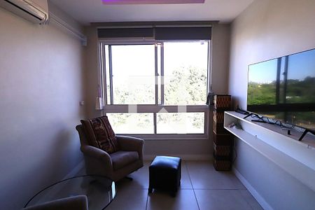 Janela da sala de apartamento à venda com 2 quartos, 56m² em Sarandi, Porto Alegre