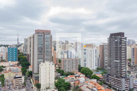 Vista da Sala de apartamento à venda com 1 quarto, 42m² em Perdizes, São Paulo
