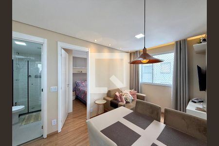 Sala de apartamento para alugar com 2 quartos, 33m² em Santo Amaro, São Paulo