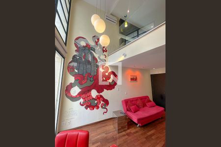 Sala/Cozinha de apartamento à venda com 1 quarto, 50m² em Pompeia, São Paulo