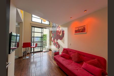 Sala/Cozinha de apartamento à venda com 1 quarto, 50m² em Pompeia, São Paulo