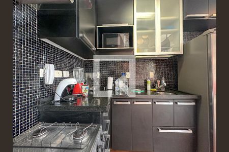 Sala/Cozinha de apartamento à venda com 1 quarto, 50m² em Pompeia, São Paulo