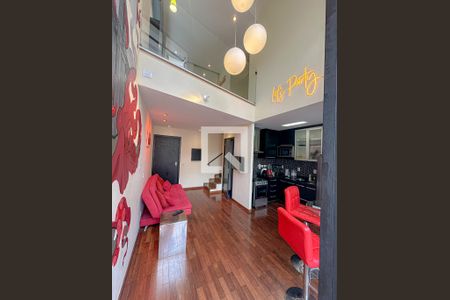 Sala/Cozinha de apartamento à venda com 1 quarto, 50m² em Pompeia, São Paulo