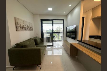 Sala de apartamento para alugar com 2 quartos, 64m² em Tamboré, Barueri