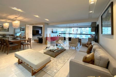 Sala de apartamento à venda com 3 quartos, 132m² em Buritis, Belo Horizonte