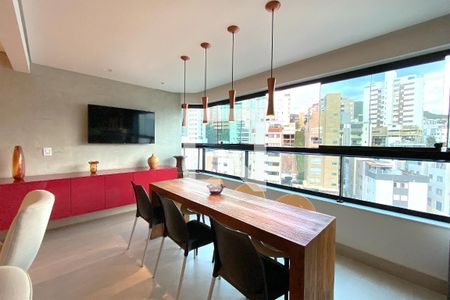 Varanda coberta de apartamento à venda com 3 quartos, 132m² em Buritis, Belo Horizonte