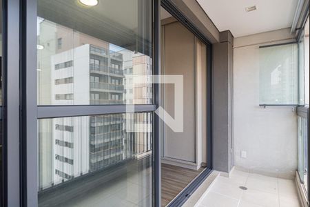 Varanda do Studio de kitnet/studio para alugar com 1 quarto, 36m² em Bela Vista, São Paulo