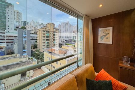 Sala de apartamento à venda com 3 quartos, 95m² em Buritis, Belo Horizonte