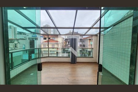 Varanda da Sala de casa para alugar com 4 quartos, 232m² em Embaré, Santos