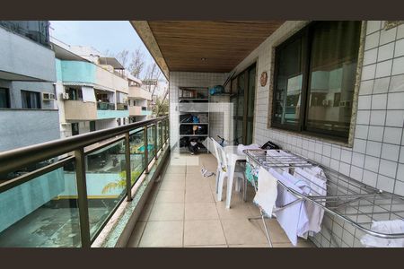 Varanda de apartamento à venda com 3 quartos, 98m² em Recreio dos Bandeirantes, Rio de Janeiro