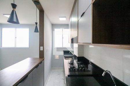 Cozinha e Área de Serviço de apartamento para alugar com 2 quartos, 36m² em Vila Palmares, São Caetano do Sul