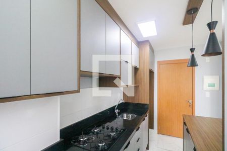 Cozinha e Área de Serviço de apartamento para alugar com 2 quartos, 36m² em Vila Palmares, São Caetano do Sul