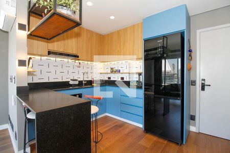 Sala e Cozinha de apartamento à venda com 1 quarto, 63m² em Sumarezinho, São Paulo