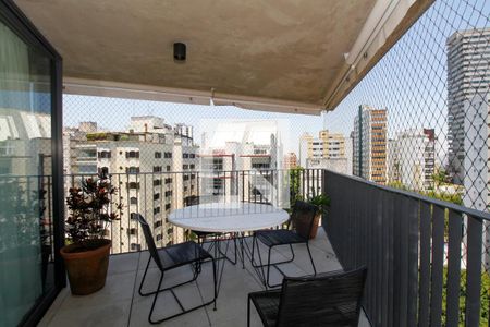 Varanda da Sala e Área de Serviço de apartamento à venda com 1 quarto, 63m² em Sumarezinho, São Paulo