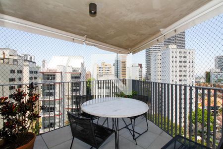 Varanda da Sala e Área de Serviço de apartamento à venda com 1 quarto, 63m² em Sumarezinho, São Paulo