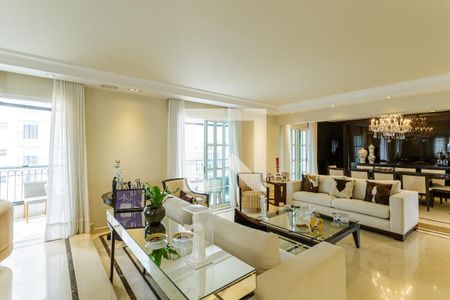 Sala de apartamento à venda com 4 quartos, 331m² em Vila Nova Conceição, São Paulo