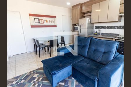 Sala/Cozinha de apartamento à venda com 2 quartos, 45m² em Vila Invernada, São Paulo