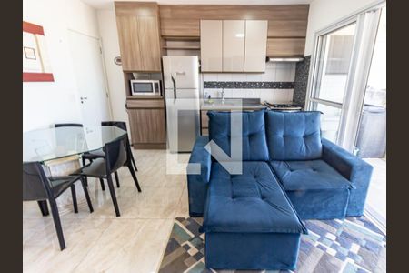 Sala/Cozinha de apartamento à venda com 2 quartos, 45m² em Vila Invernada, São Paulo
