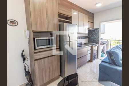 Sala/Cozinha de apartamento à venda com 2 quartos, 45m² em Vila Invernada, São Paulo