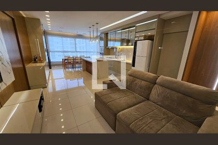 Sala de apartamento para alugar com 3 quartos, 117m² em Jardim Atlantico, Goiânia