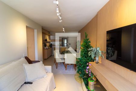 Sala de Estar de apartamento para alugar com 3 quartos, 72m² em Campo Belo, São Paulo