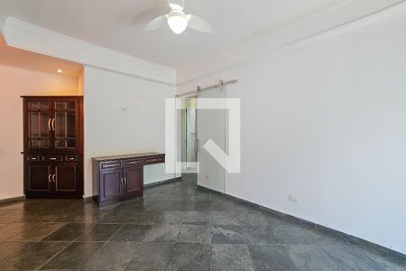 Sala de apartamento para alugar com 3 quartos, 98m² em Barra Funda, Guarujá