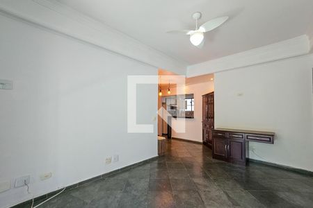 Sala de apartamento para alugar com 3 quartos, 98m² em Barra Funda, Guarujá