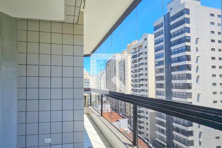 varanda de apartamento para alugar com 3 quartos, 98m² em Barra Funda, Guarujá